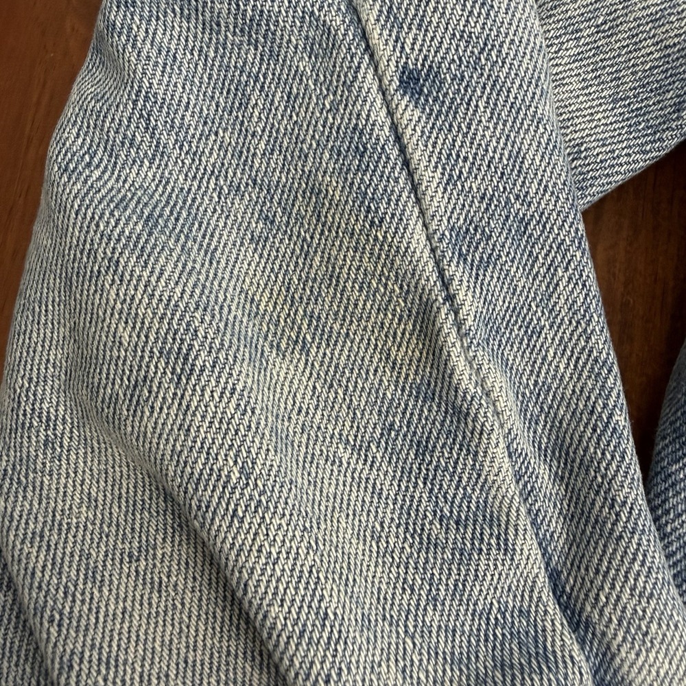 Free People Dillon Frayed Denim Jean Jacket Jasmine Wash Size Small - Picture 4 of 13